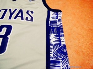 Maillot NCAA Pas Cher Georgetown Hoyas Allen Iverson 3 Gris