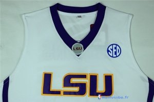 Maillot NCAA Pas Cher LSU Bobby Simmons 25 Blanc