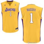 Maillot NBA Pas Cher Los Angeles Lakers D'Angelo Russell 1 Jaune