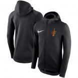 Cleveland Cavaliers Nike Black Showtime Therma Flex Performance Full-Zip Hoodie