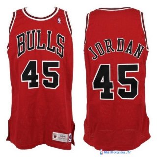 Maillot NBA Pas Cher Chicago Bulls Michael Jordan 45 Retro Rouge