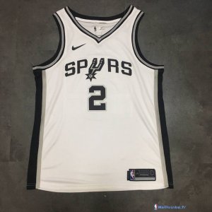 Maillot NBA Pas Cher San Antonio Spurs Kawhi Leonard 2 Blanc Association 2017/18