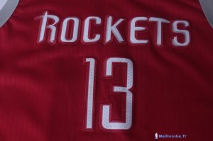 Maillot NBA Pas Cher Houston Rockets James Harden 13 Rouge Icon 2017/18