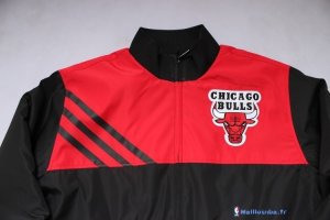 Survetement NBA Pas Cher Chicago Bulls Noir Rouge