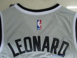 Maillot NBA Pas Cher San Antonio Spurs Kawhi Leonard 2 Gris