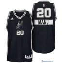 Maillot NBA Pas Cher Noël San Antonio Spurs Manu 20 Noir