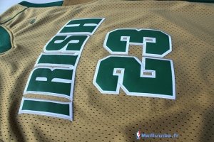 Maillot NCAA Pas Cher Irish LeBron James 23 Or