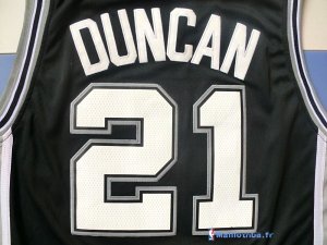 Maillot NBA Pas Cher San Antonio Spurs Tim Duncan 21 Noir