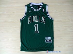 Maillot NBA Pas Cher Chicago Bulls Derrick Rose 1 Vert