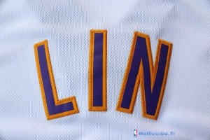 Maillot NBA Pas Cher Los Angeles Lakers Jeremy Lin 17 Blanc