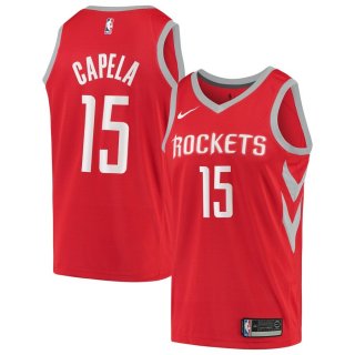 Houston Rockets Clint Capela Nike Red Swingman Jersey - Icon Edition