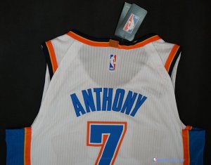 Maillot NBA Pas Cher Oklahoma City Thunder Carmelo Anthony 7 Blanc Association 2017/18