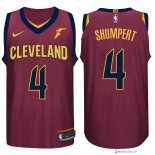 Maillot NBA Pas Cher Cleveland Cavaliers Iman Shumpert 4 Rouge 2017/18