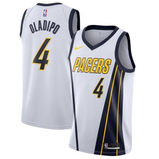 Indiana Pacers Victor Oladipo Nike White 201819 Swingman Jersey - Earned Edition