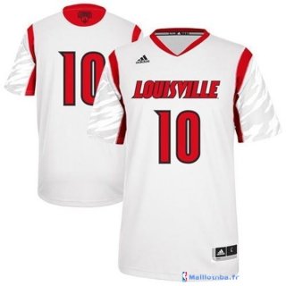 Maillot NCAA Pas Cher Louisville Dieng 10 Blanc