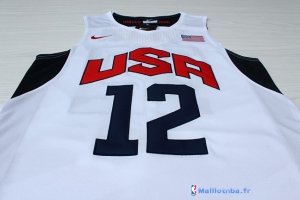 Maillot NBA Pas Cher USA 2012 James Harden 12 Blanc