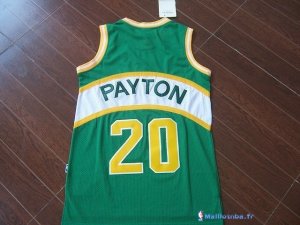 Maillot NBA Pas Cher Seattle Supersonics Gary Payton 20 Vert