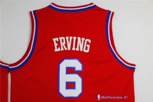 Maillot NBA Pas Cher Philadelphia Sixers Julius Erving 6 Rouge