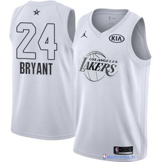 Maillot NBA Pas Cher NBA All Star 2018 Kobe Bryant 24 Blanc