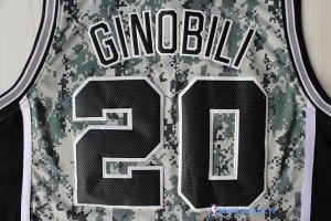 Maillot NBA Pas Cher San Antonio Spurs Manu Ginóbili 20 Vert