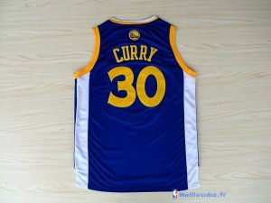 Maillot NBA Pas Cher Golden State Warriors Stephen Curry 30 Bleu