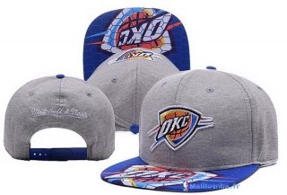 Bonnet NBA Oklahoma City 2016 Thunder Bleu Gris 1