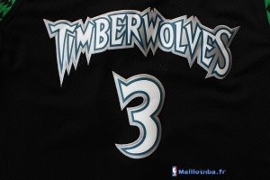 Maillot NBA Pas Cher Minnesota Timberwolves Stephon Marbury 3 Retro Noir