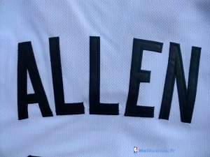 Maillot NBA Pas Cher Miami Heat Ray Allen 34 Blanc Rouge