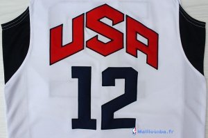 Maillot NBA Pas Cher USA 2012 James Harden 12 Blanc