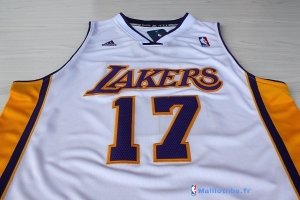 Maillot NBA Pas Cher Los Angeles Lakers Jeremy Lin 17 Blanc