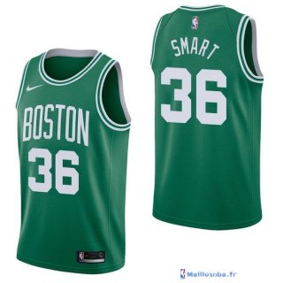 Maillot NBA Pas Cher Boston Celtics Marcus Smart 36 Vert Icon 2017/18