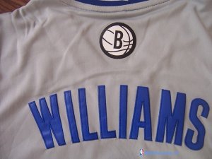 Maillot NBA Pas Cher Brooklyn Nets Deron Michael Williams 8 Gris MC