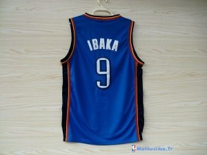 Maillot NBA Pas Cher Oklahoma City Thunder Serge Ibaka 9 Bleu