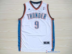 Maillot NBA Pas Cher Oklahoma City Thunder Serge Ibaka 9 Blanc