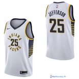 Maillot NBA Pas Cher Indiana Pacers Al Jefferson 25 Blanc Association 2017/18