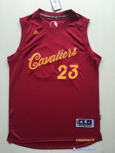 Maillot NBA Pas Cher Noël Cleveland Cavaliers LeBron James 23 Rouge