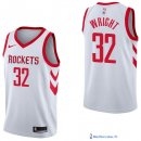 Maillot NBA Pas Cher Houston Rockets Brandan Wright 32 Blanc Association 2017/18