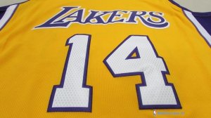 Maillot NBA Pas Cher Los Angeles Lakers Ingram 14 Jaune