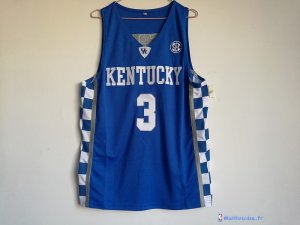 Maillot NCAA Pas Cher Kansas Bam Adebayo 3 Bleu