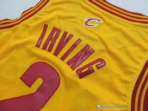 Maillot NBA Pas Cher Cleveland Cavaliers Junior Kyrie Irving 2 Jaune