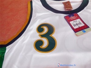 Maillot NCAA Pas Cher Bethel Park Allen Iverson 3 Retro Blanc