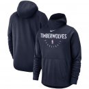 Minnesota Timberwolves Nike Navy Spotlight Performance Pullover Hoodie