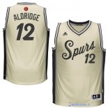 Maillot NBA Pas Cher Noël San Antonio Spurs Alorioge 12 Blanc