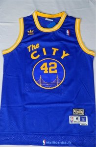 Maillot NBA Pas Cher Golden State Warriors Nathaniel Thurmond 42 City Bleu