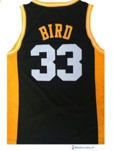 Maillot NCAA Pas Cher Springs Valley Larry Bird 33 Noir