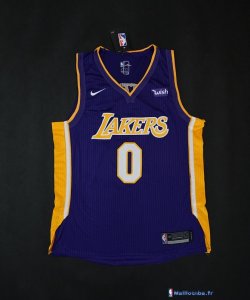 Maillot NBA Pas Cher Los Angeles Lakers Kyle Kuzma 0 Purpura 2017/18