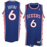 Maillot NBA Pas Cher Philadelphia Sixers Julius Erving 6 Bleu