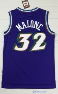 Maillot NBA Pas Cher Utah Jazz Karl Malone 32 Pourpre