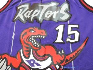 Maillot NBA Pas Cher Toronto Raptors Junior Anthony Bennett 15 Retro Pourpre