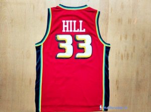 Maillot NBA Pas Cher Detroit Pistons Grant Hill 33 Rose